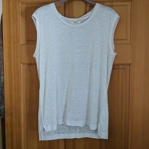 Madewell Modern Linen Muscle Tee